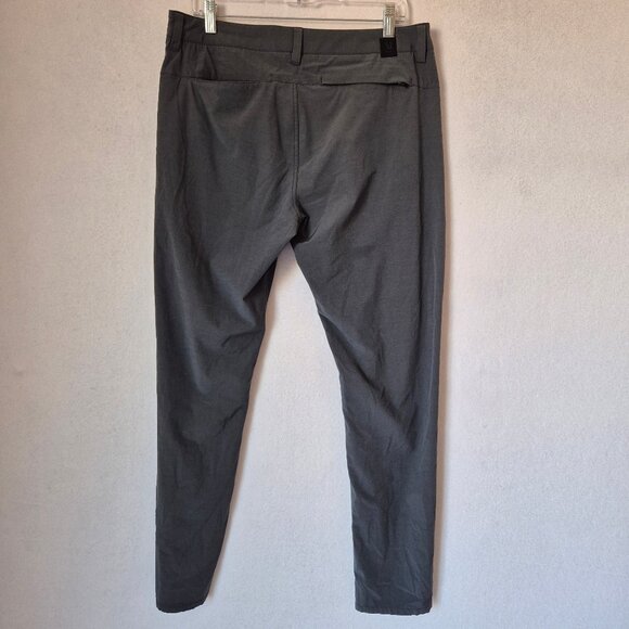 Vuori Aim Pant Golf Travel Lightweight 4 Way-Stretch Pocket Zip Charcoal V431 - Picture 6 of 12
